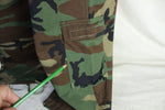 Special US Govt. Order for Afghan Army Spec. Ops Ripstop BDU Combat Pants Woodland Camo Med. Reg.