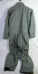 80's US Military Air Force Coveralls Flyers Flight Suit CWU-27/P FR Sage Green - 42R