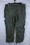 80's US Military Digital Night Camo Desert Trouser Pats - Medium Short