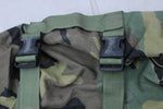 90's US Military Molle Sleeping Bag Carrier Sleep System Woodland Camo