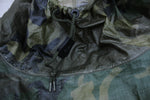 80's US Army Military Woodland Camo Rain Poncho Wet Weather