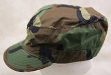 US Military Issue Woodland Camo Patrol Cap Hat Cold Weather Ear Muffs