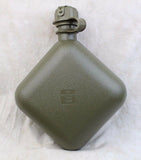 US Army Military 2 Qt. OD Green Canteen w/ Green Cover