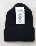 US Military Black Wool Watch Cap Hat