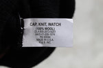 US Military Black Wool Watch Cap Knit Hat