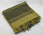 Shemagh Tactical Desert Keffiyeh Scarf - Coyote / Black