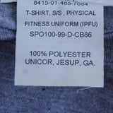 Surplus Gray US Army PT T Shirt Short Sleeve Physical Fitness - USA Made