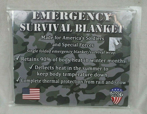 Troops Direct US Military Emergency Survival Blanket