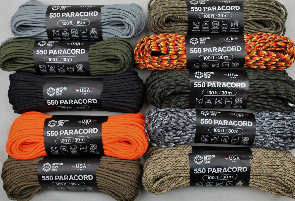 Atwood Mfg. Lb Military Paracord 100 ft USA Made – Surplus