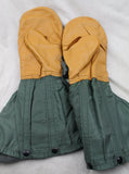 80's US Air Force Flyers Type N-4B Extreme Cold Weather Mittens w/ Liners - Medium