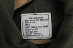 1970's US Army Military Issue OD Green Wool Field Shirt - Small