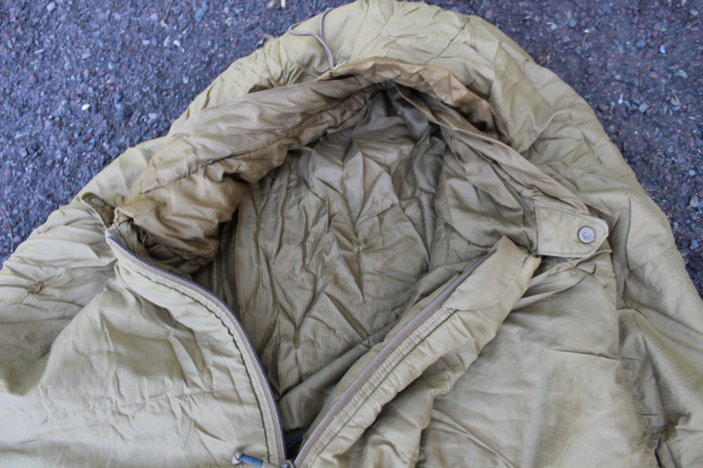 USMC Three Season Sleeping Bag, Coyote Brown, Surplus 