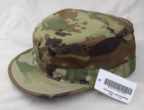 US Military Issue Scorpion OCP Patrol Cap Hat Ripstop NSN 8415-01-630-89XX