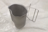 US Military Stainless Mess Cup w/ Heater Stand Combo