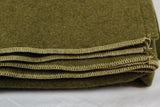 Original US WWII Army Military Mustard Wool Blanket