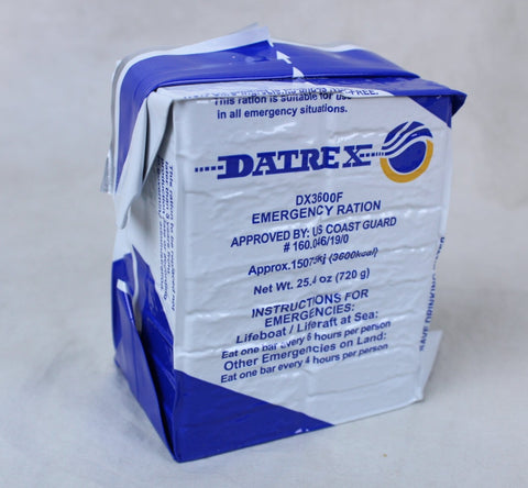 Datrex DX3600F 3600 Calorie Emergency Food Ration - 18 Bars
