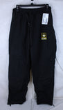 US Army Black / Yellow Physical Fitness PT Pants APFU - Large Reg.