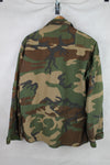 Surplus US Army Aircrew Combat Coat Woodland Camo FR - Medium Short