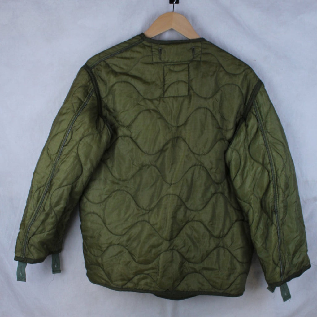 80's US Army Military OD Green M65 Field Jacket Quilted Liner