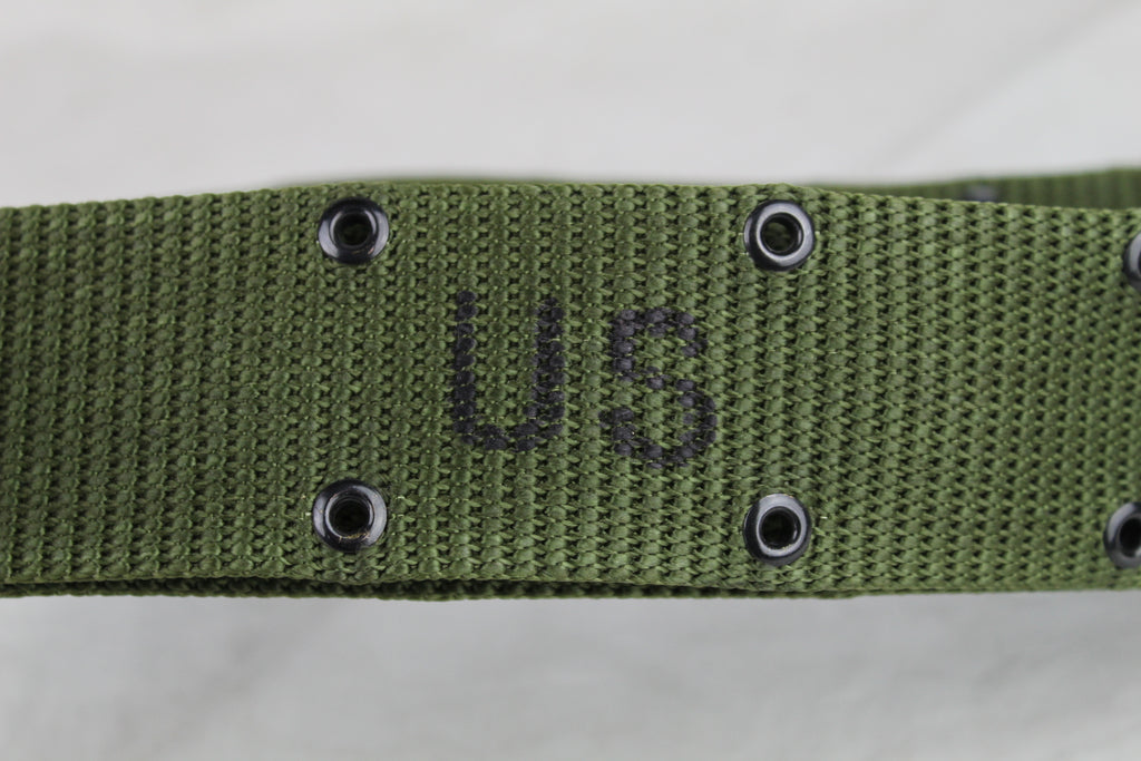 New Old Stock 80's US Military LC-2 Belt Web Green Nylon