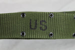 New Old Stock 80's US Military LC-2 Belt Web Green Nylon Individual Equipment - Large