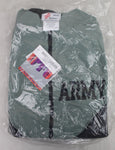 US Military Surplus Army Gray PT Jacket IPFU Windbreaker - Large Regular