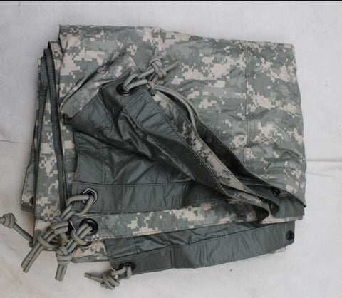 US Army Military Individual Field Tarpaulin / Tarp ACU Universal Reversible