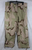 US Army Military Gore-Tex Rain Pants Shell Desert Camo Size Medium Regular