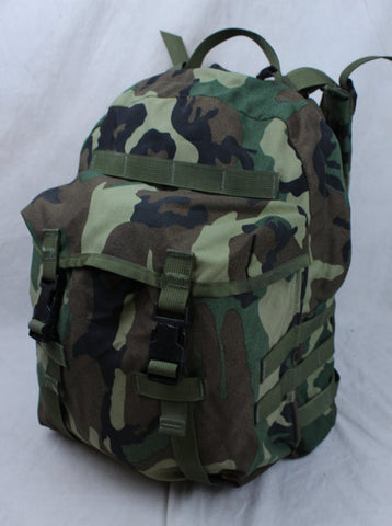 90'S US Military 1st Gen. Molle Patrol Pack Backpack M81 Woodland Camo