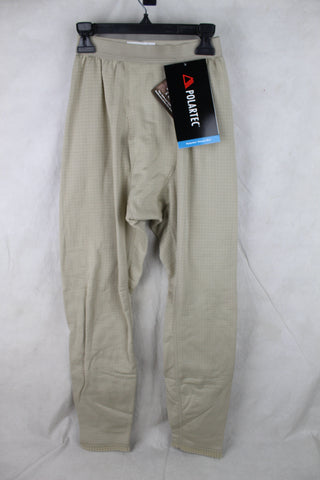 US Military Gen III ECWCS Grid Fleece Long Underwear Pants Tan X-Small Short