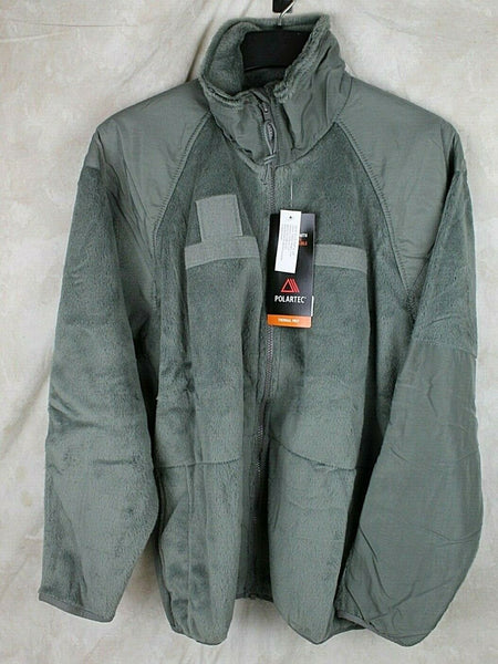 US Military Issue Gen III L3 Polartec Fleece Cold Weather Jacket - Foliage  Green